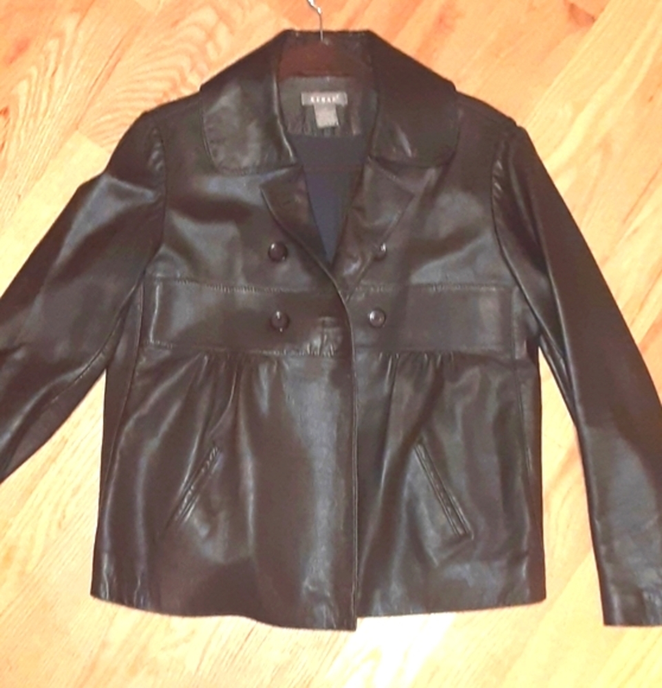 KENAR CHOCOLATE BROWN LEATHER JACKET